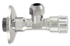 Вентиль перекрывающий (кран угловой для смесителя) ITAP ART 348 с цанговым зажимом