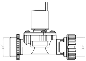 Клапаны электромагнитные (соленойдные) SMART SF6211. Размеры