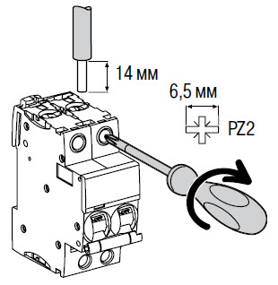 acti 9 ic60lma prisoedinenie