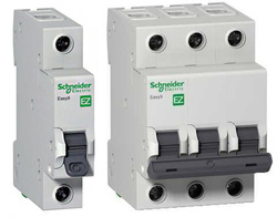 Модульные автоматические выключатели Schneider Electric серии Easy9