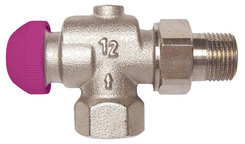 Клапан термостатический ГЕРЦ-TS-FV 7528 67 угловой осевой для двухтрубных систем