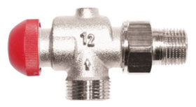 Клапан термостатический ГЕРЦ-TS-90-V 7748 67 угловой осевой для двухтрубных систем