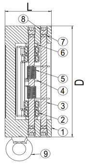 Клапан обратный АДЛ Гранлок серии CV16. Устройство и размеры