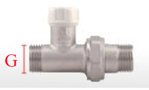 Клапан ITAP ART 297 прямой запорный для металлопластиковых труб