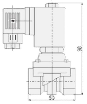 Клапаны электромагнитные (соленойдные) SMART SB5502. Размеры