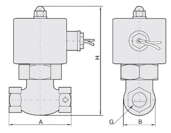 Клапаны электромагнитные (соленойдные) SMART SL5575. Размеры