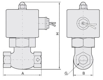 Клапаны электромагнитные (соленойдные) SMART SL5595. Размеры