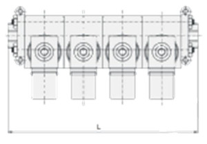 Клапаны электромагнитные (соленойдные) коллекторные SMART SM8863. Размеры